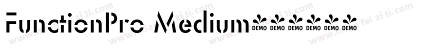 FunctionPro Medium字体转换